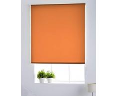 Estoralis Gove - Estor Enrollable translúcido, Liso, 110 x 230 cm, Naranja