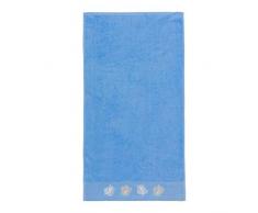 Sancarlos Hojas Toalla, 100% algodÃ³n Rizo, Azul, 100x150 cm