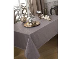 CALITEX Evita - Mantel (poliÃ©ster, 150 x 250 cm), Color Gris