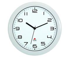 ALBA Reloj de Cuarzo Clásico de Pared, Blanco, 30.5x30.5x5 cm