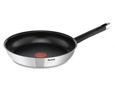 Tefal Emotion - Sartén de aluminio de 20 cm, antiadherente Titanium Extra, exterior resistente en acero, aptas para todo tipo de cocinas incluido inducción