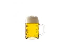 StÃ¶lzle Oberglas Kaiser Bierkrug - Jarra de cerveza (0,5 L, con marca de llenado, diseÃ±o tradicional, 6 unidades, apto para lavavajillas