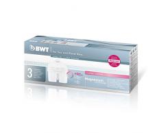 BWT Pack 3 filtros Jarra de Agua con magnesio Longlife mg2+, Blanco, 3 Meses