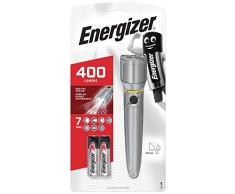 Energizer Profesional - Linterna metÃ¡lica para uso profesional, 400 lÃºmenes, 115 m alcance, resistencia caÃ­da 1 m y funciona con 2 pilas AA
