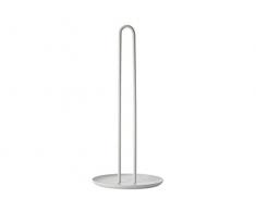 Zone Denmark Soporte de Papel de Cocina Individual de pie, de Metal, diÃ¡metro de 14,5 cm, Altura de 32 cm, Gris cÃ¡lido