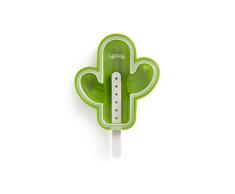 Lékué Molde para Helado en Forma de Cactus, Silicona, Verde, 18 x 12.1 x 30 cm