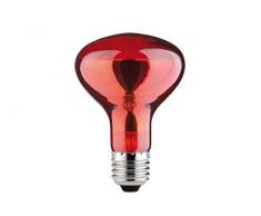 Paulmann 829.77 - Lámpara (60 W, 1000 h, 26 lm, 80°, E27, Rojo)