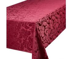 Premier Home Creations Cadiz - Mantel rectangular (177,8 x 274,3 cm), color rojo
