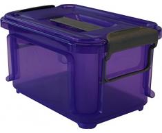 Denox Caja Ordenación, Violeta, 25x16.5x14 cm