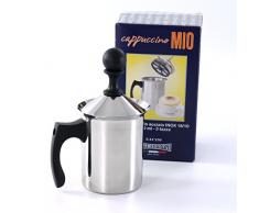 SACIM Cappuccino Mio espumador para Leche, Acero Inoxidable, Gris