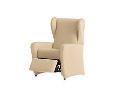 Eysa Ulises, Funda Elástica para sillón Relax C/11, Beige, 60-90 cm, 4 piezas