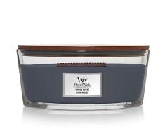 WoodWick Vela, gamuza Ã­ndigo, talla Ãºnica