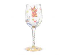 Lolita Cabana Cute Wine Glass Copa, modelo Listo para la playa