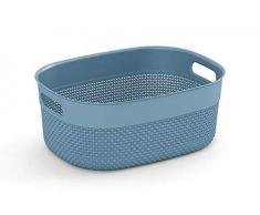 CURVER Filo Cesta Rectangular M, Azul bruma