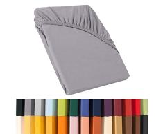 CelinaTex Relax SÃ¡banas Ajustables Cama Boxspring Cama de Agua algodÃ³n Elastano 90x200-100x220 cm Gris Platino