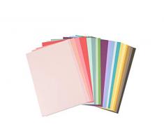 Sizzix Accesorio, Hojas de cartulina 80PK (20 colores), Papel,