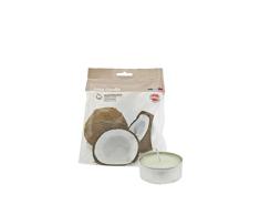Cereria de Giorgio Concentrado de Vela Maxi Tealight perfumadas Alla Frutas, Cera, Blanco, 5.9Â x 5.9Â x 2.3Â cm, 5Â Unidad