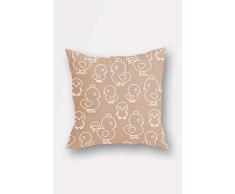 Lulu Home - Funda de Almohada, Multicolor, 45 x 45 cm