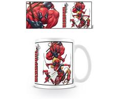 Pyramid International Deadpool Family - Taza de cafÃ© (cerÃ¡mica, 7,9 x 11 x 9,3 cm)