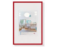 walther design KV100R New Lifestyle marco de fotos de plÃ¡stico, 70 x 100 cm, rojo