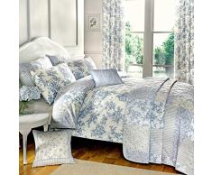 Dreams n Drapes ColecciÃ³n de Ropa de Cama, PolialgodÃ³n, Azul, Single