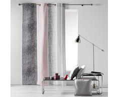 Algodón de Interieur textilio Cortina a Ojales 140 x 240 cm algodón Imprime textilio Rosa algodón 240 x 140 cm