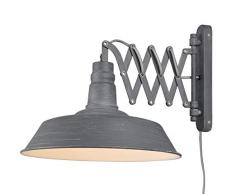 Trio Lighting Detroit lámpara de pared, 42 W, Gris