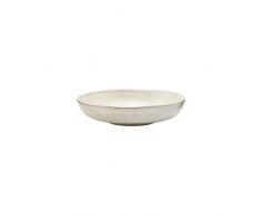 House Doctor Cuenco grande Pion Blanco | Vajilla de loza â Plato de pasta, plato sopa | DiseÃ±o danÃ©s para sensaciÃ³n de vida Hygge, gris y blanco, altura: 4 cm, dia: 19 cm