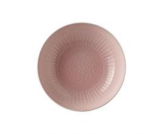 Villeroy & Boch its my match Fuente para servir Blossom, 26 cm, Porcelana Premium, Blanco/Rosa