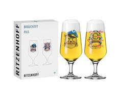 RITZENHOFF 3471005 Vaso de cerveza 300 ml â Juego de 2 unidades â Serie usual n.Âº 9 + 10 â DiseÃ±o de animales, multicolor â Fabricado en Alemania
