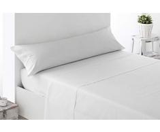Miracle Home SÃ¡bana Encimera Ajustable, Suave y CÃ³moda, AlgodÃ³n 50% PoliÃ©ster, Blanco, Cama 180