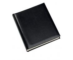 Walther Design FA-373-B álbum de Fotos Classic, 80 páginas Blancas, 30 x 37 cm, con Cuero Artificial, Negro