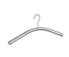 WENKO Percha Dry acero inox - percha para la ropa, Acero inoxidable, 45 x 17 x 2.2 cm, Plata mate