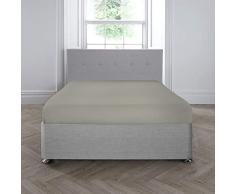 Appletree 200TC - Sábana Bajera Ajustable (35 cm, 100% algodón, Cama Doble)