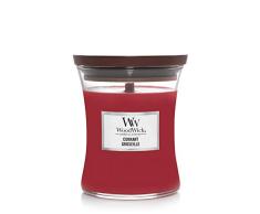 Woodwick Hourglass Vela AromÃ¡tica en Tarro Mediano, Rojo (Currant), 275g