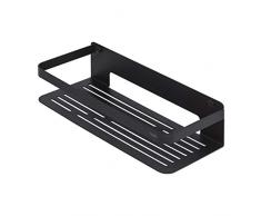 Tiger Caddy Cesta de Ducha, Acero Inoxidable, Negro Mate, 32x7x13,6 cm