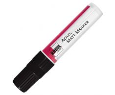 KREUL 46219Â âÂ AcrÃ­lico Mate rotulador con Punta biselada, XXL, 15Â mm, Color Negro