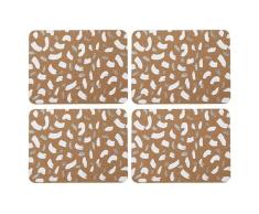 Creative Tops - Juego de 4 salvamanteles, Corcho