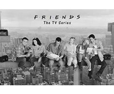 Grupo Erik Maxi Friends-Lunch On A Skyscraper Póster (91 x 61cm), Gris, 91x61 cm