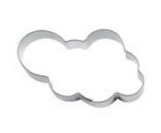 Staedter Nube Forma Cortador de Galletas, Color Plateado