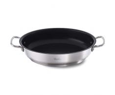 Fissler 084-360-28-100/0 - Cazuela antiadherente de acero inoxidable, 28 cm