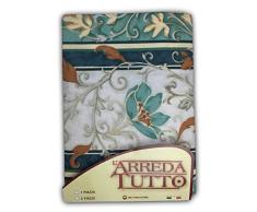 tex family Tela Decorativa cubretodo, Gran Foulard para Cubrir la Cama, el sofÃ¡, Tejido Hiedra Verde â 1 Plaza
