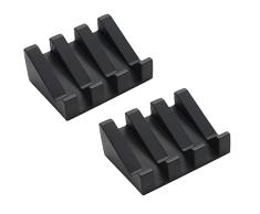Ygapuzi Plato de jabón de silicona para ducha con drenaje, cascadas oblicuas, estantes de jabón, bandejas, almohadilla para lavarse las manos, baño accesorios (Negro)