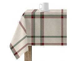 BELUM | Mantel Navidad | Mantel Antimanchas Mesa Rectangular Resinado | Mantel resinado (Tacto plastificado) | Mantel Mesa | Mantel Mesa hogar (200X140 cm)