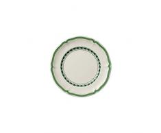 Villeroy & Boch French Garden Green Line Plato para pan, 17 cm, Porcelana Premium, Blanco/Verde