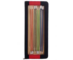 Knit Pro 40 cm para Cama Individual de Tejer con Extremo de Aluminio Zing Juego