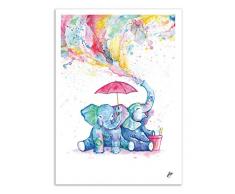 Wall Editions Art Poster 50x70 cm Cartel Papel Acolchado Mate 200g