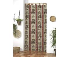 Martina Home Jabali Cortina Trabillas ALPUJARRA, Tela, Unico, 140x260 cm