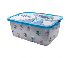 Caja de almacenaje con Cierre de Click de 13 litros de Stitch and Angel