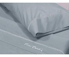Pierre Cardin Juego de sábanas Arcadia 90-Color Azul, Algodón, Cama 90 cm
